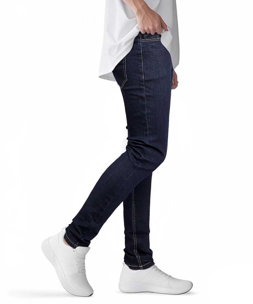 h.naoto seven デニム　ストレッチ　変形スキニー Amazon | GINGTTO スキニージーンズ メンズ ストレッチ スリム